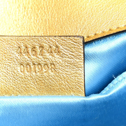Mini Calfskin Shoulder Bag - Gold