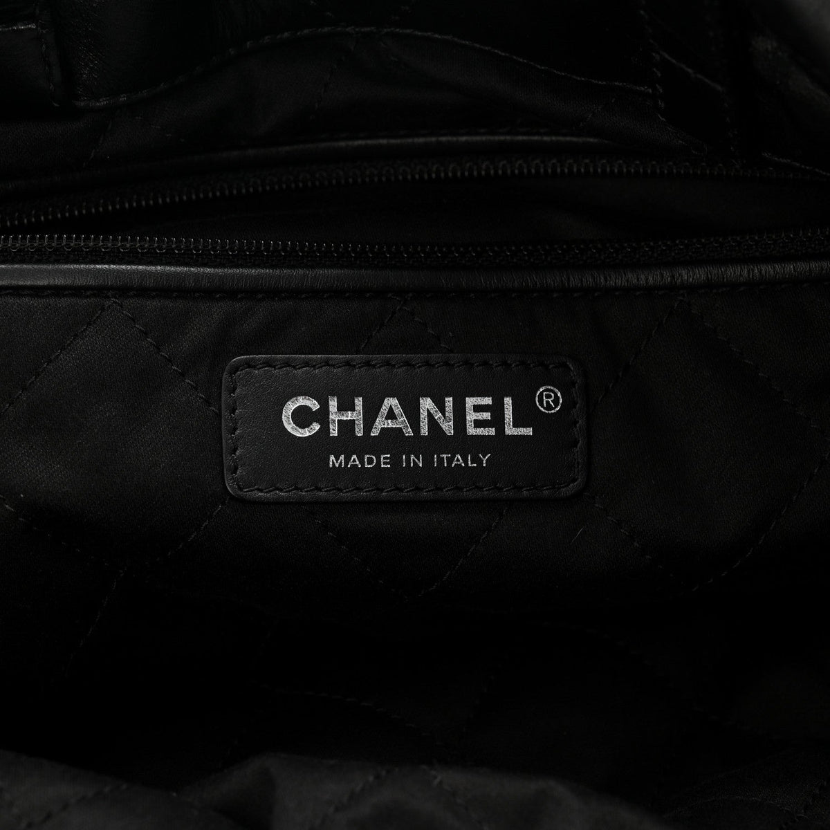 Quilted Calfskin Backpack - Black