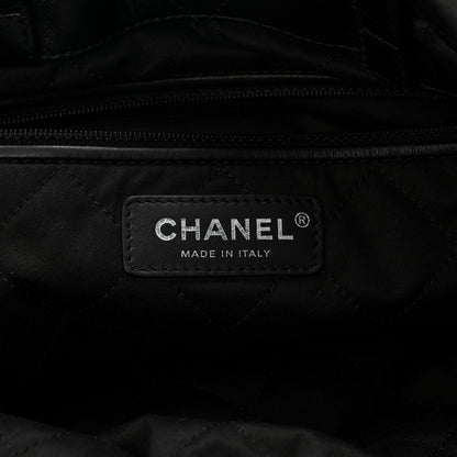 Quilted Calfskin Backpack - Black