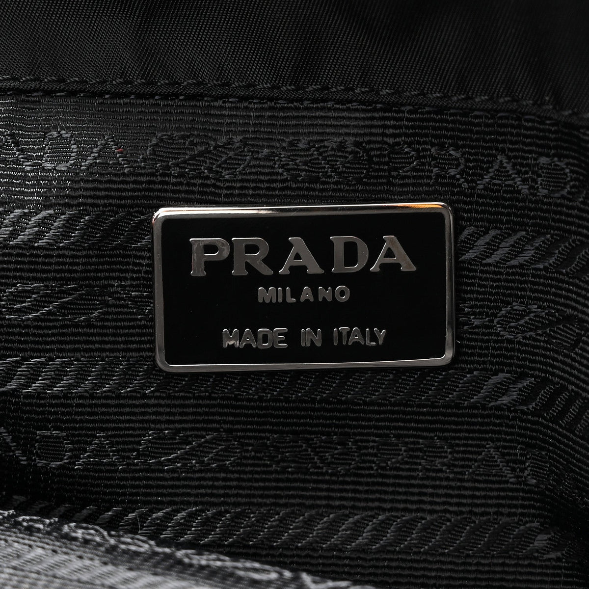 Nylon Shoulder Bag - Black
