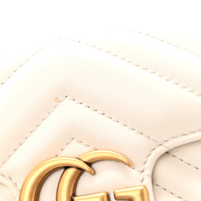 Mini Calfskin Shoulder Bag - White