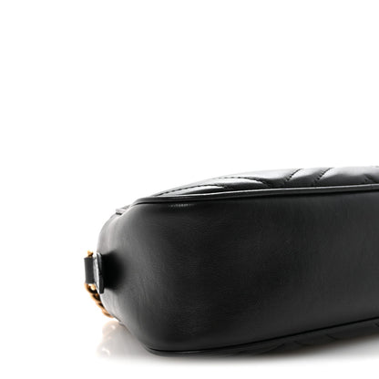 Small Calfskin Shoulder Bag - Black