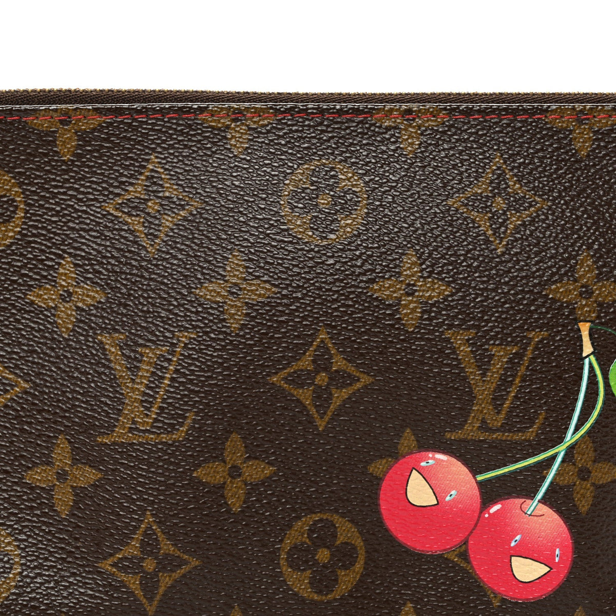 Monogram Cerises Pochette Accessories Handbag
