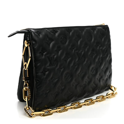 Lambskin Handbag - Black