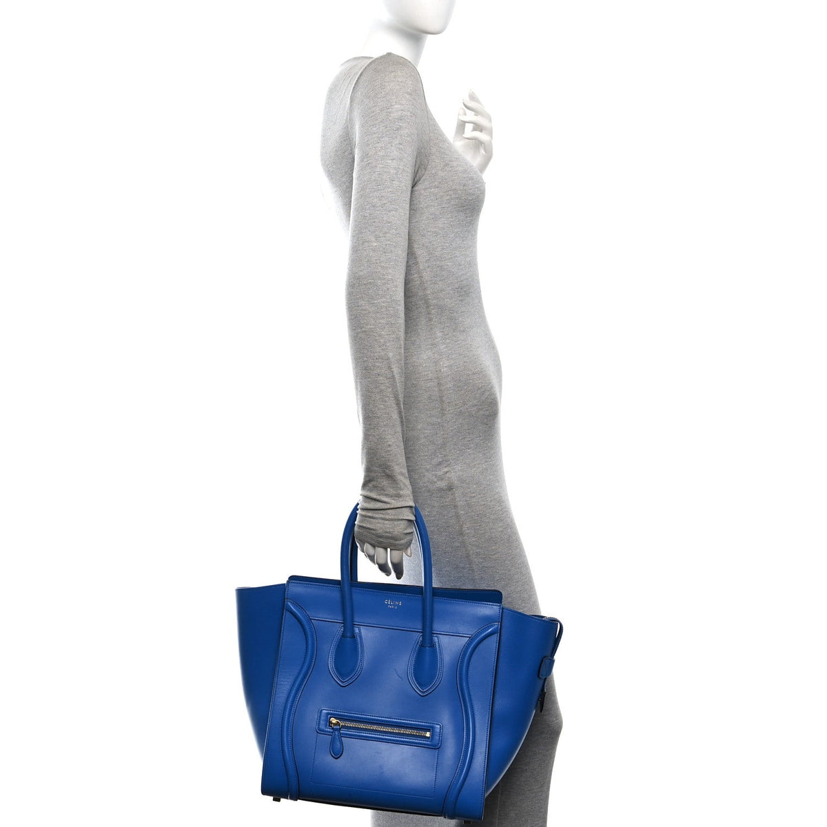 Mini Calfskin Travel Bag - Blue