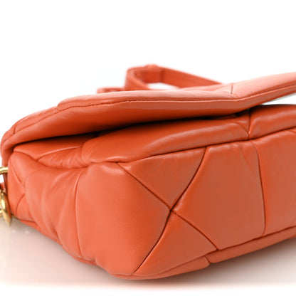 Small Quilted Nappa Flap Shoulder Bag