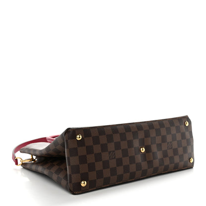 Damier Ebene Lv Riverside Lie De Vin Handbag