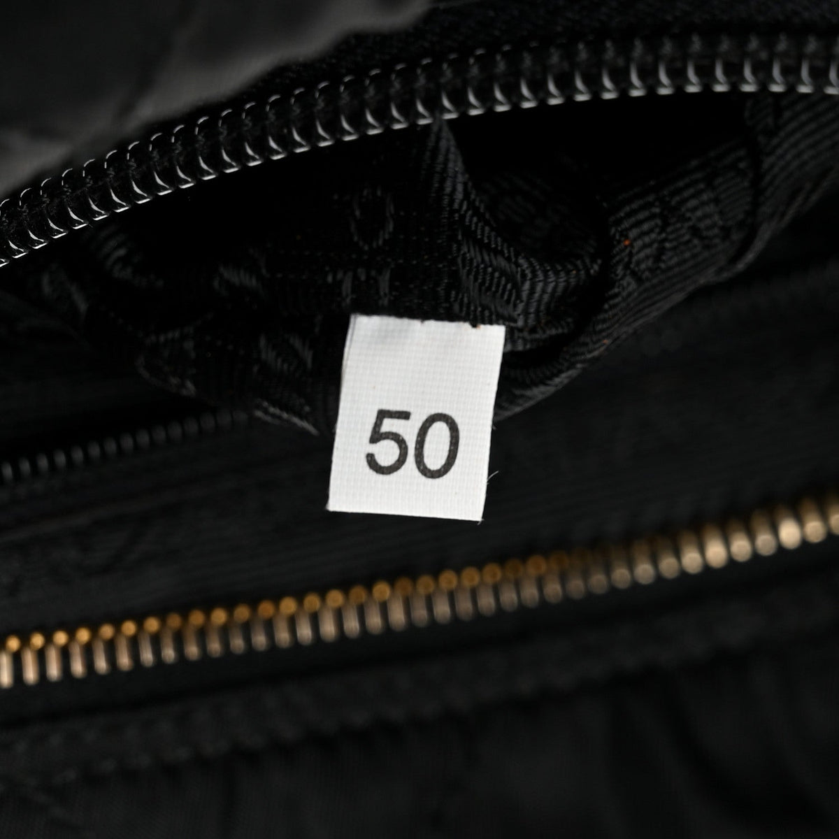 Quilted Nylon Tote Bag - Black
