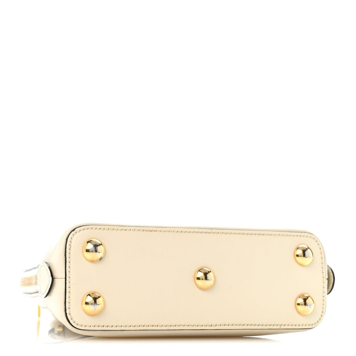 Mini Calfskin Handbag - White