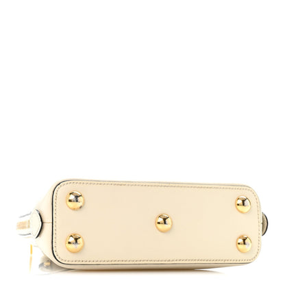 Mini Calfskin Handbag - White