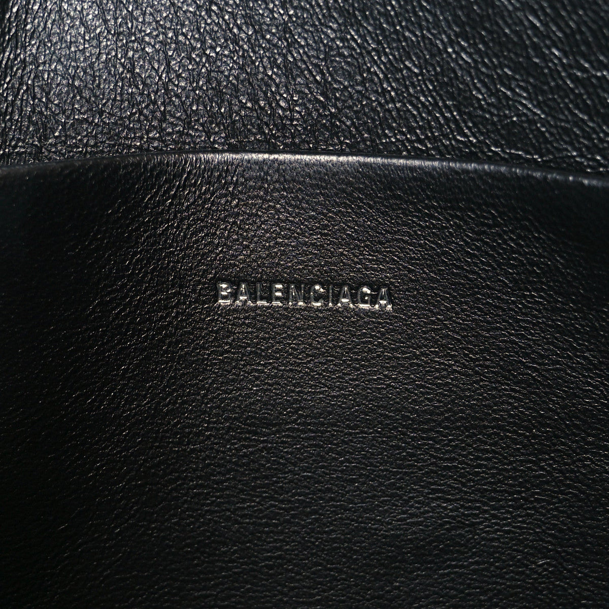 Large Calfskin Pouch - Black