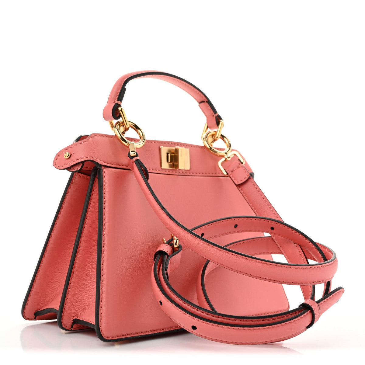 Nappa Satchel Bag - Rosa