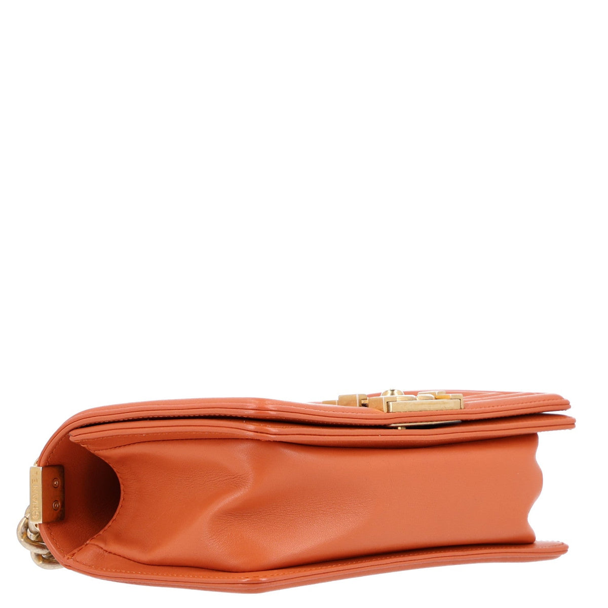 Small Quilted Calfskin Flap Shoulder Bag