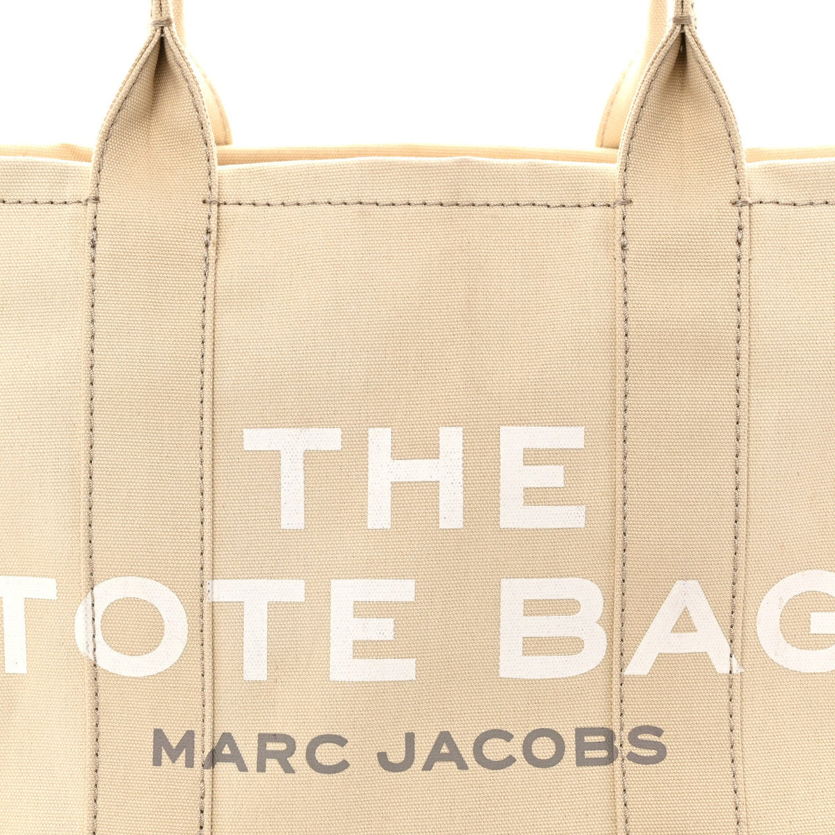 Large Canvas Tote Bag - Beige
