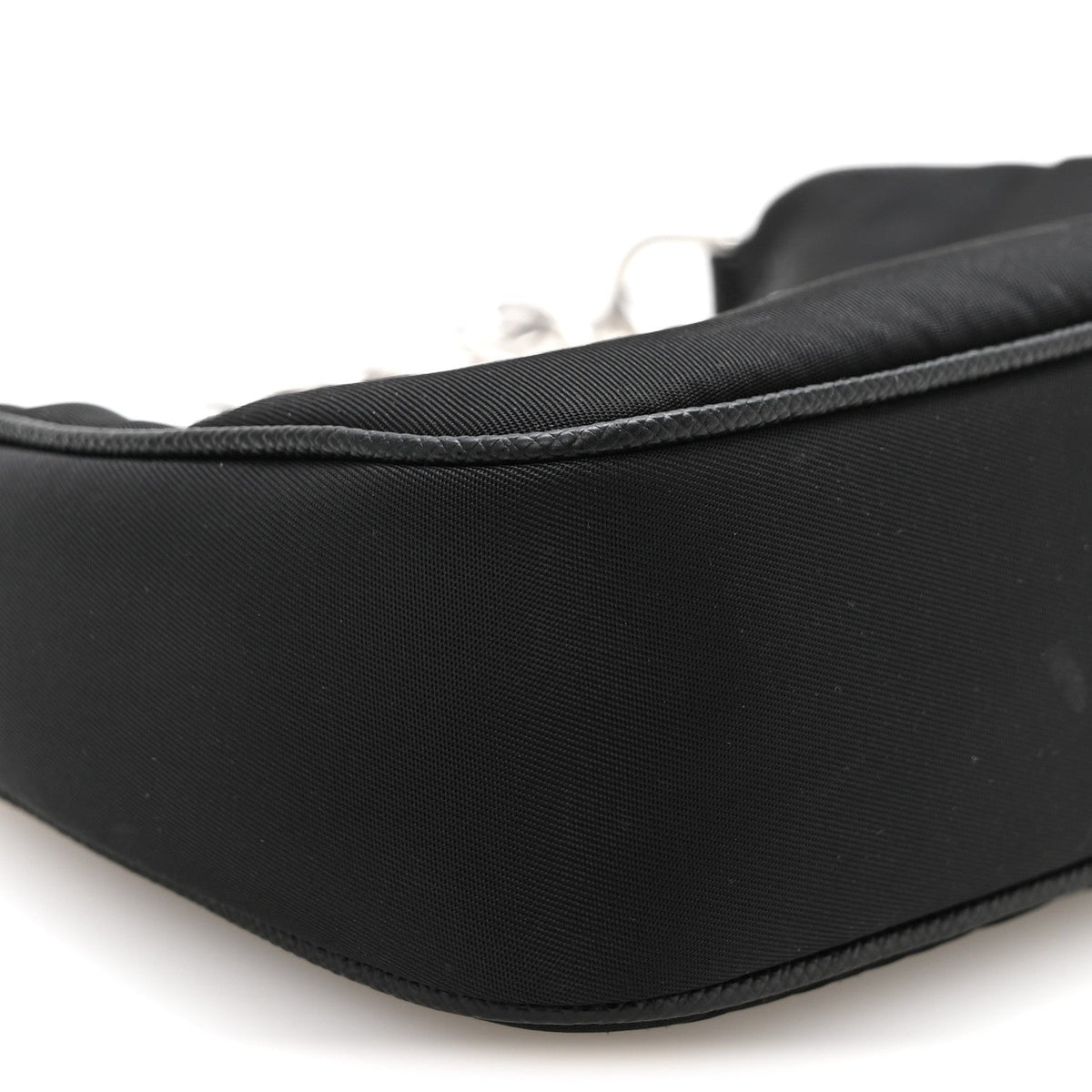 Mini Nylon Shoulder Bag - Black