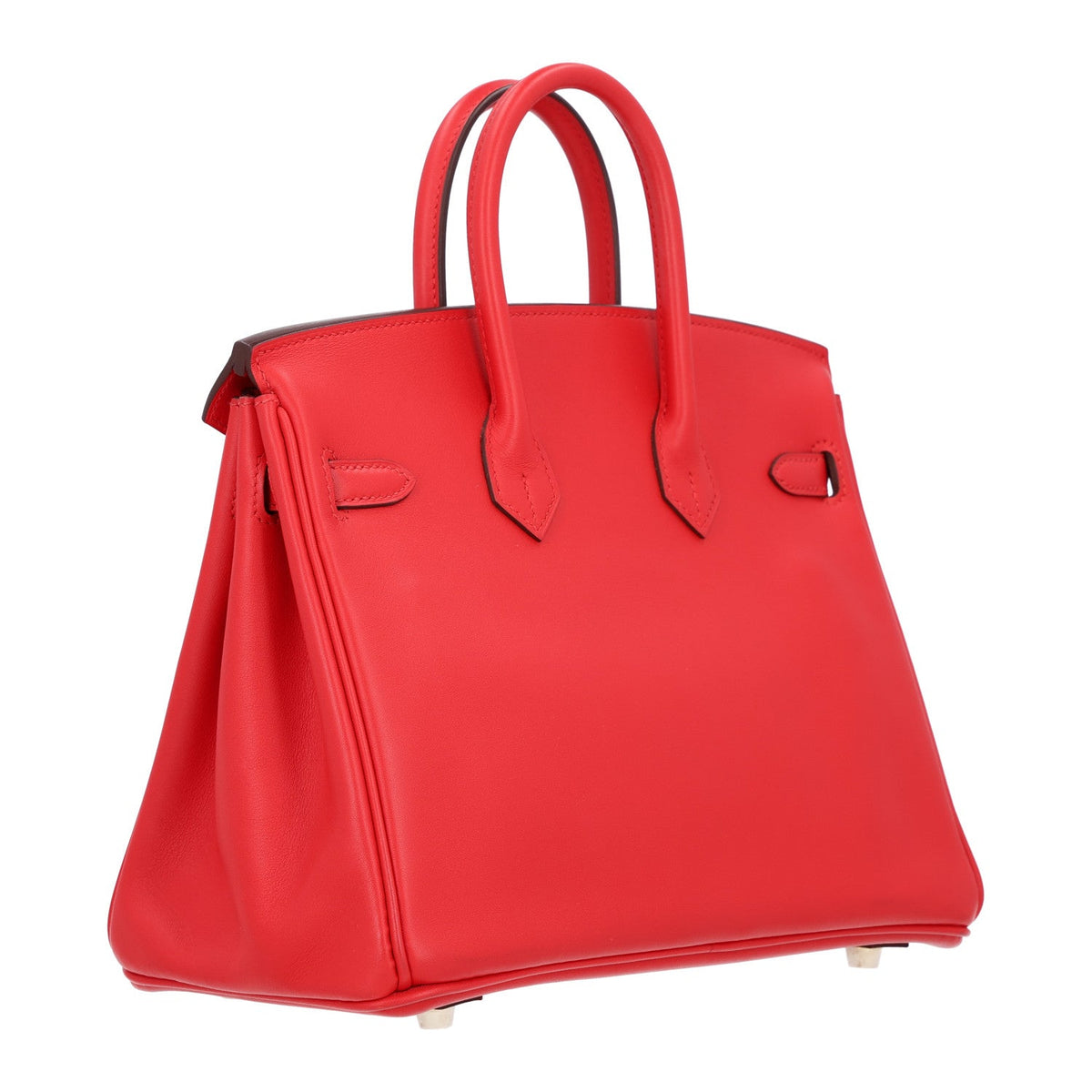 Swift Birkin 25 Rouge De Coeur Handbag