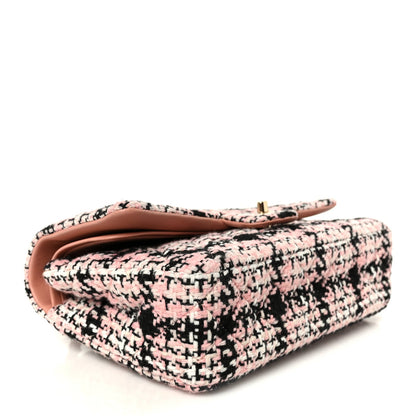 Medium Quilted Flap Shoulder Bag - Pink