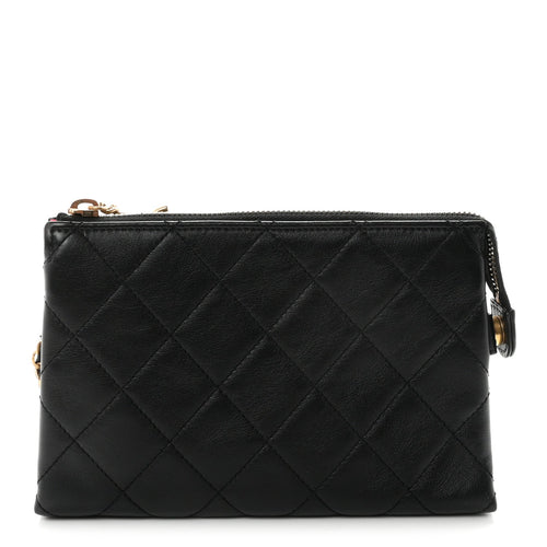 Calfskin Belt Bag - Black