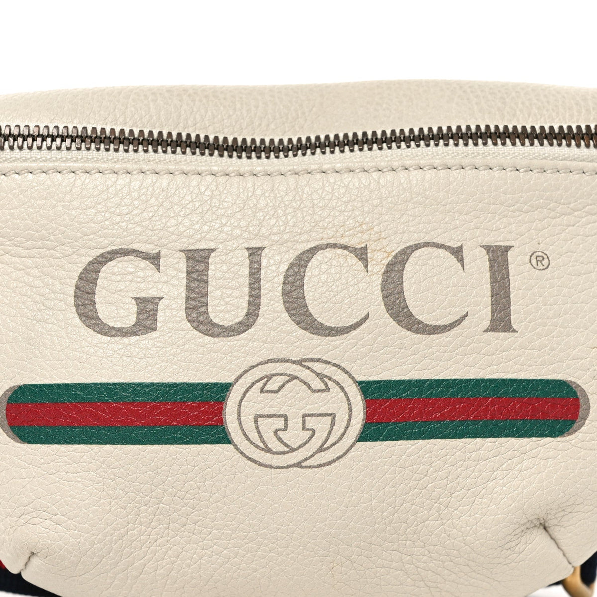 Small Calfskin Belt Bag - White