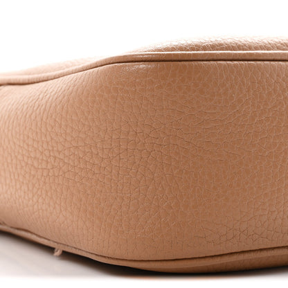 Small Calfskin Handbag - Beige