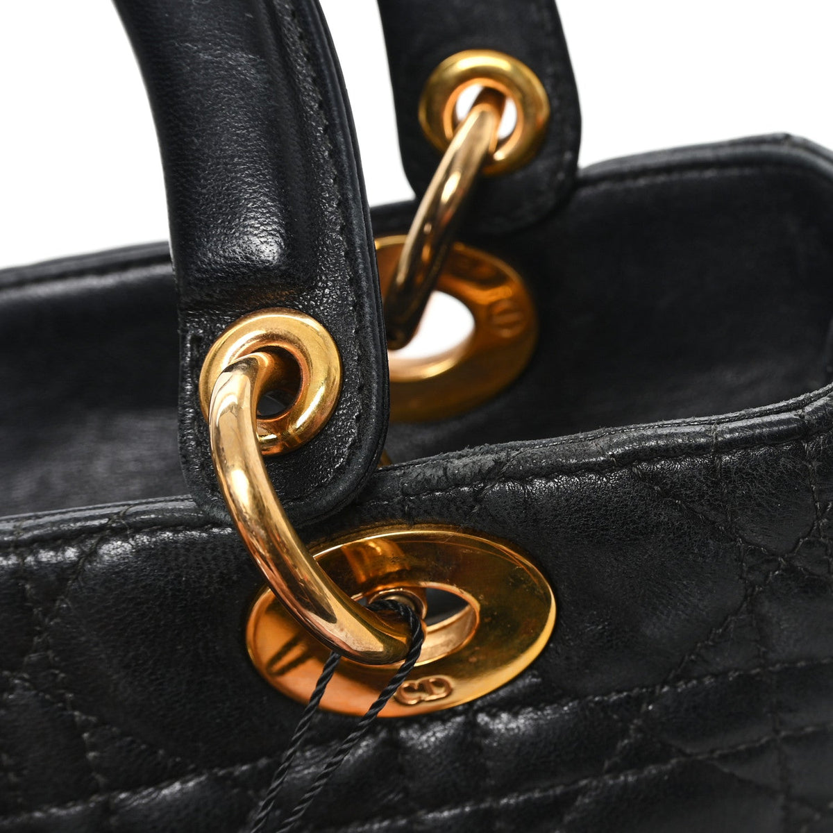 Medium Lambskin Handbag - Black