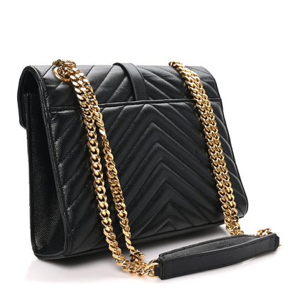 Medium Satchel Bag - Black