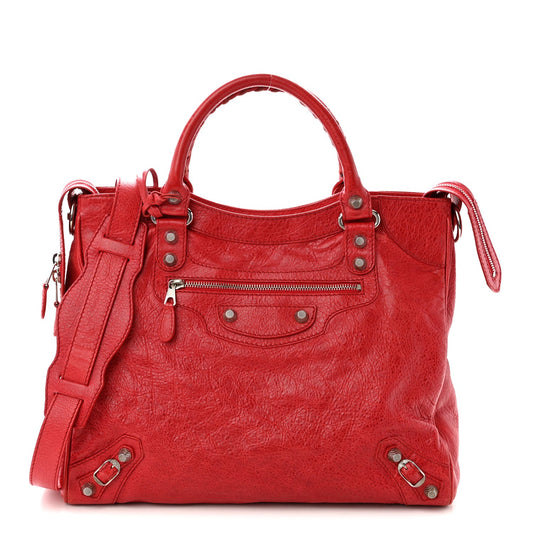 Agneau Giant 12 Silver Hardware Velo Coq Handbag