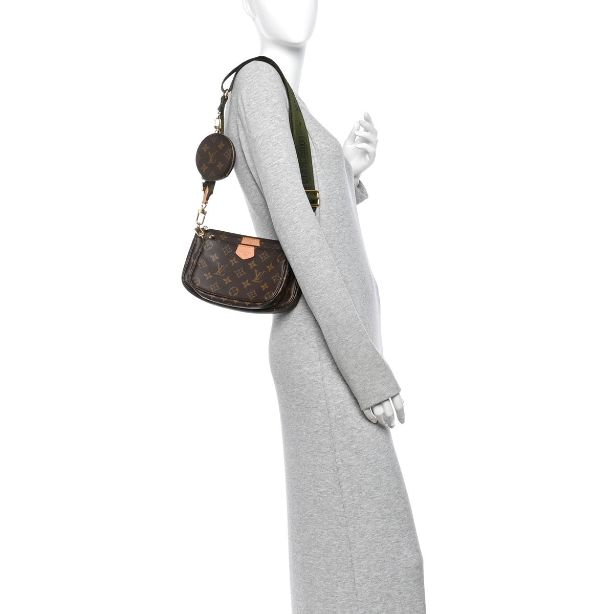 Monogram Multi Pochette Accessories Kaki Handbag