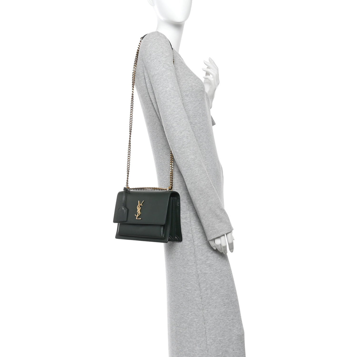 Medium Calfskin Handbag - Green
