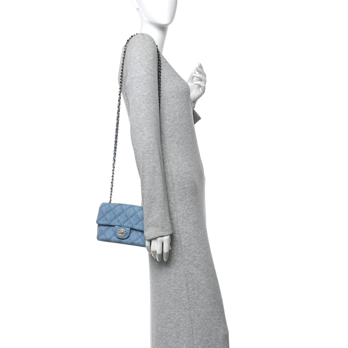 Mini Quilted Flap Shoulder Bag - Tan