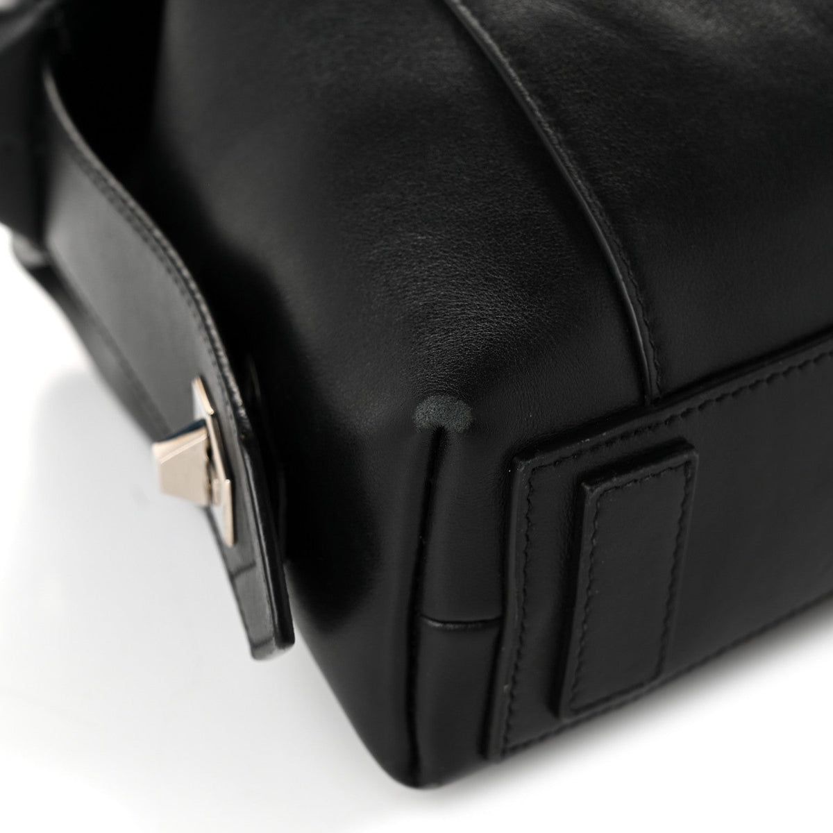 Small Calfskin Handbag - Black