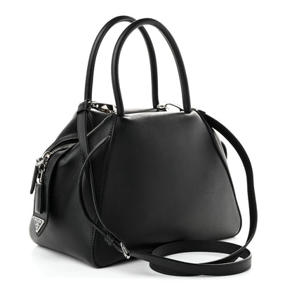 Small Calfskin Handbag - Black