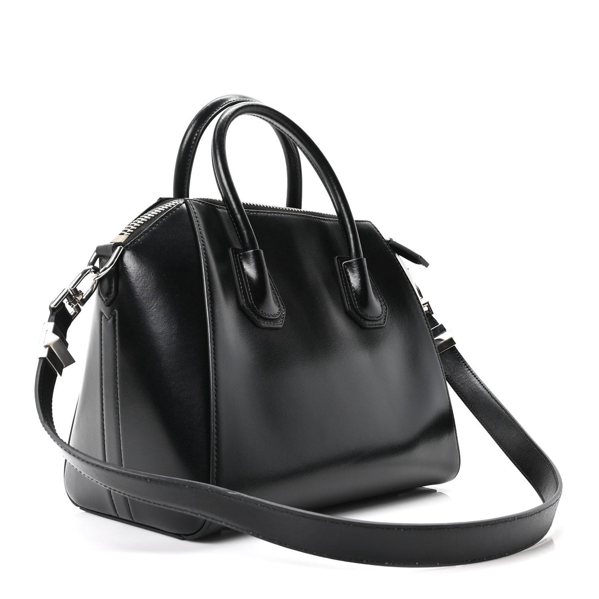 Small Calfskin Handbag - Black