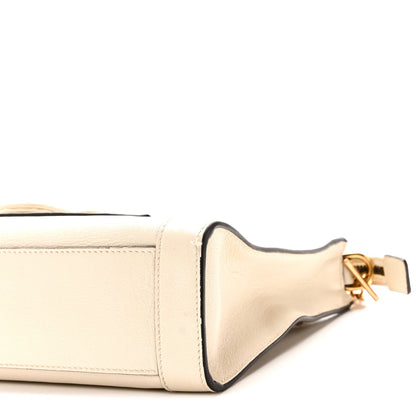 Calfskin Shoulder Bag - White