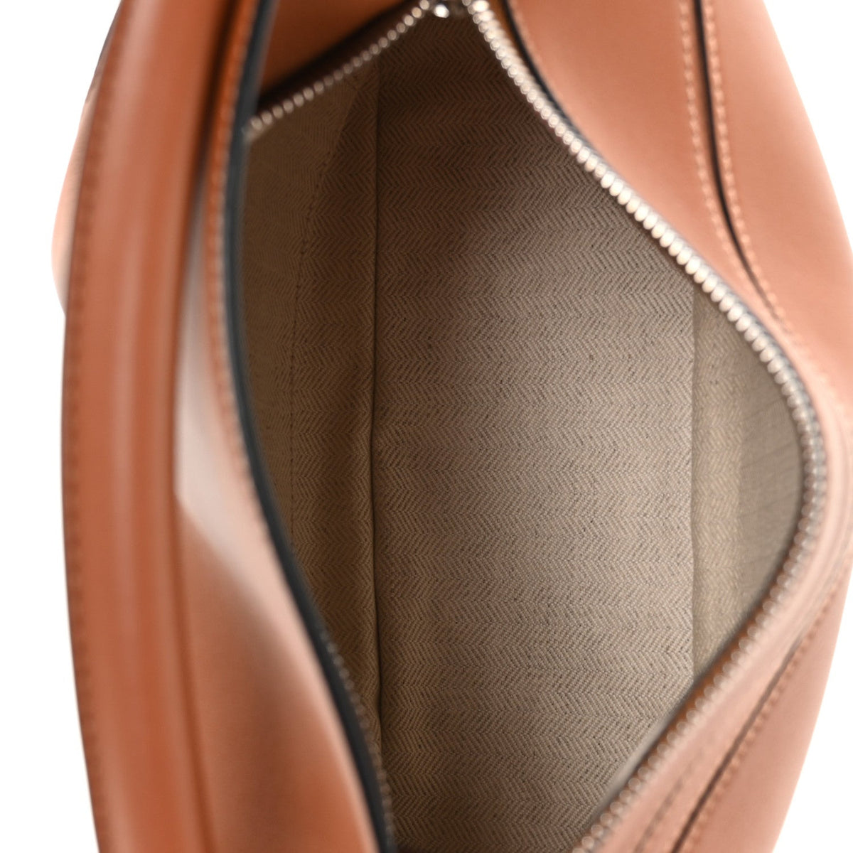 Small Calfskin Handbag - Tan