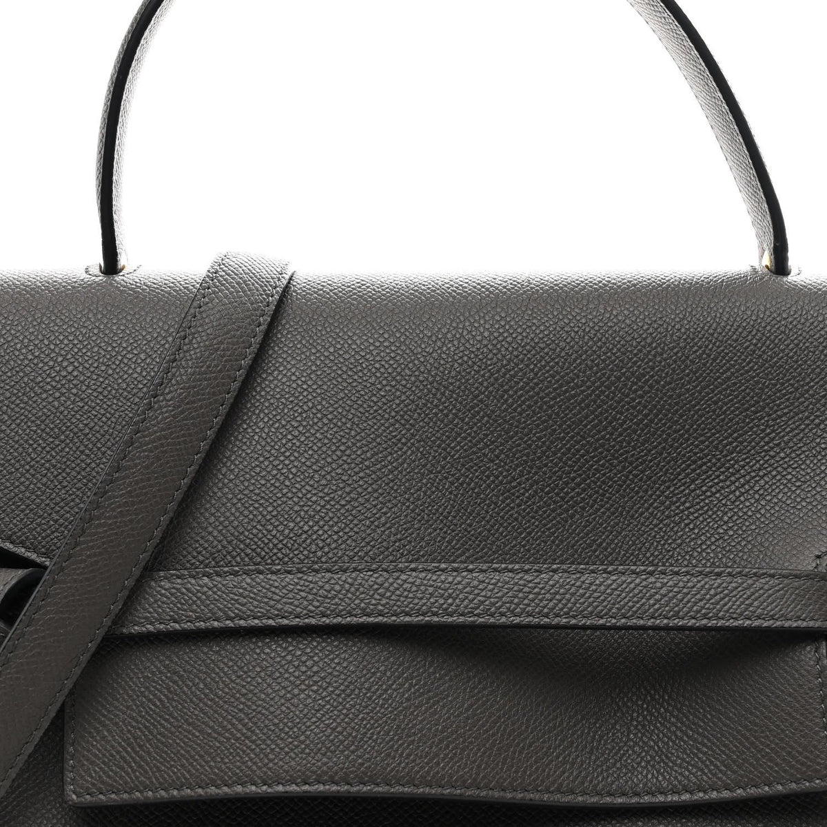 Mini Calfskin Belt Bag - Grey
