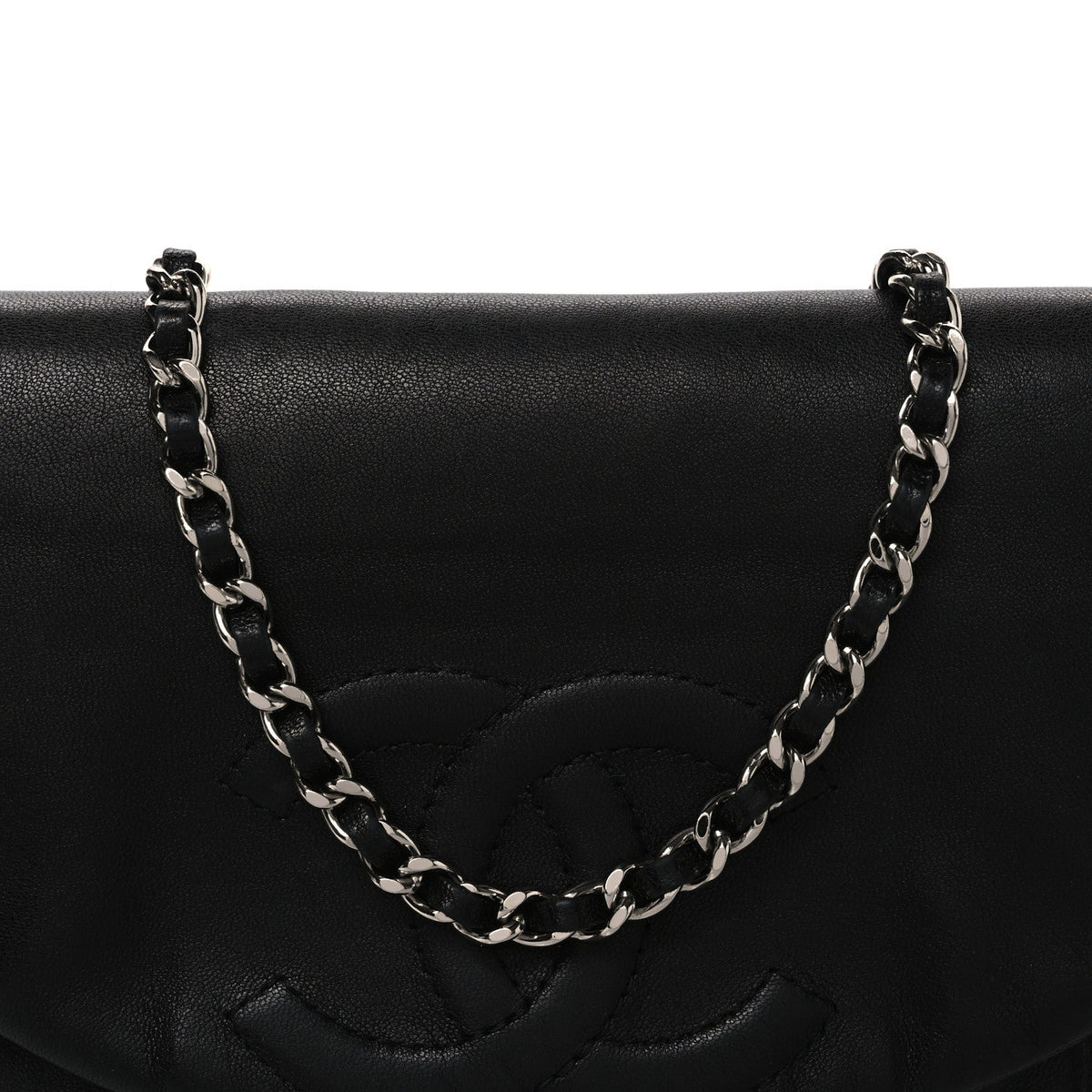 Lambskin Wallet Bag - Black