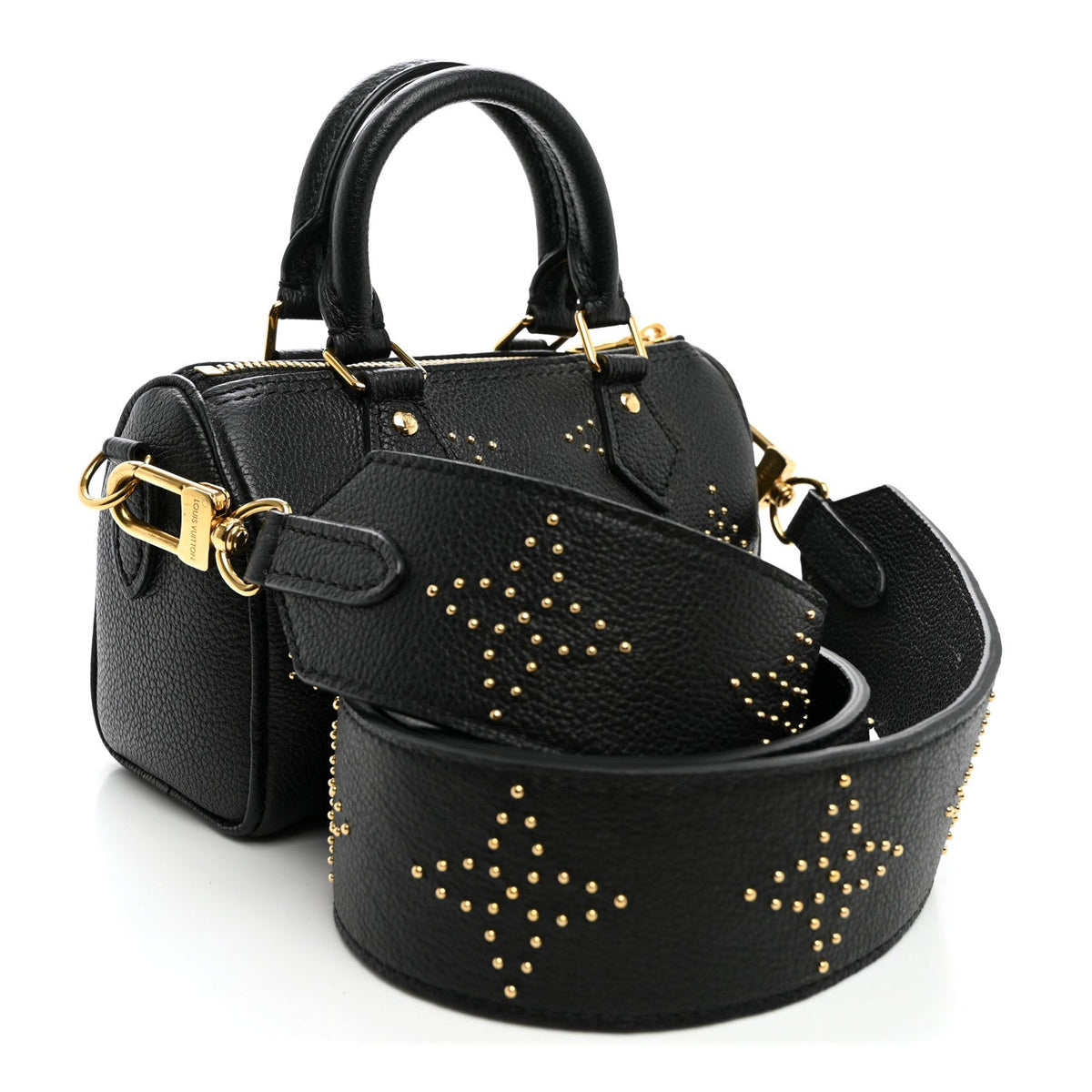 Nano Calfskin Handbag - Black