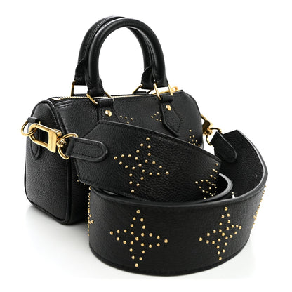 Nano Calfskin Handbag - Black
