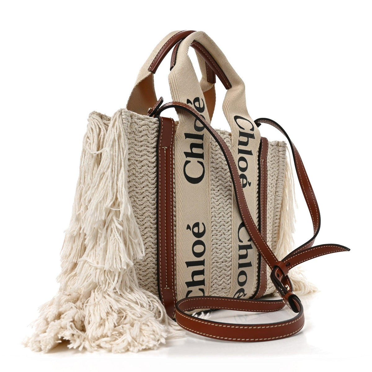Small Calfskin Tote Bag - White