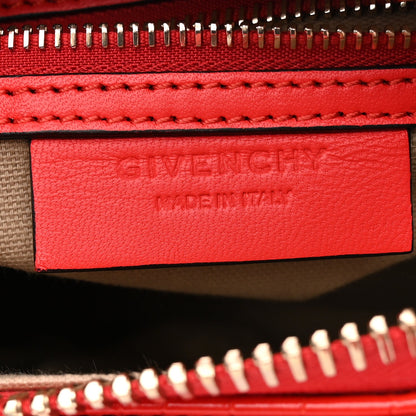 Mini Calfskin Handbag - Red