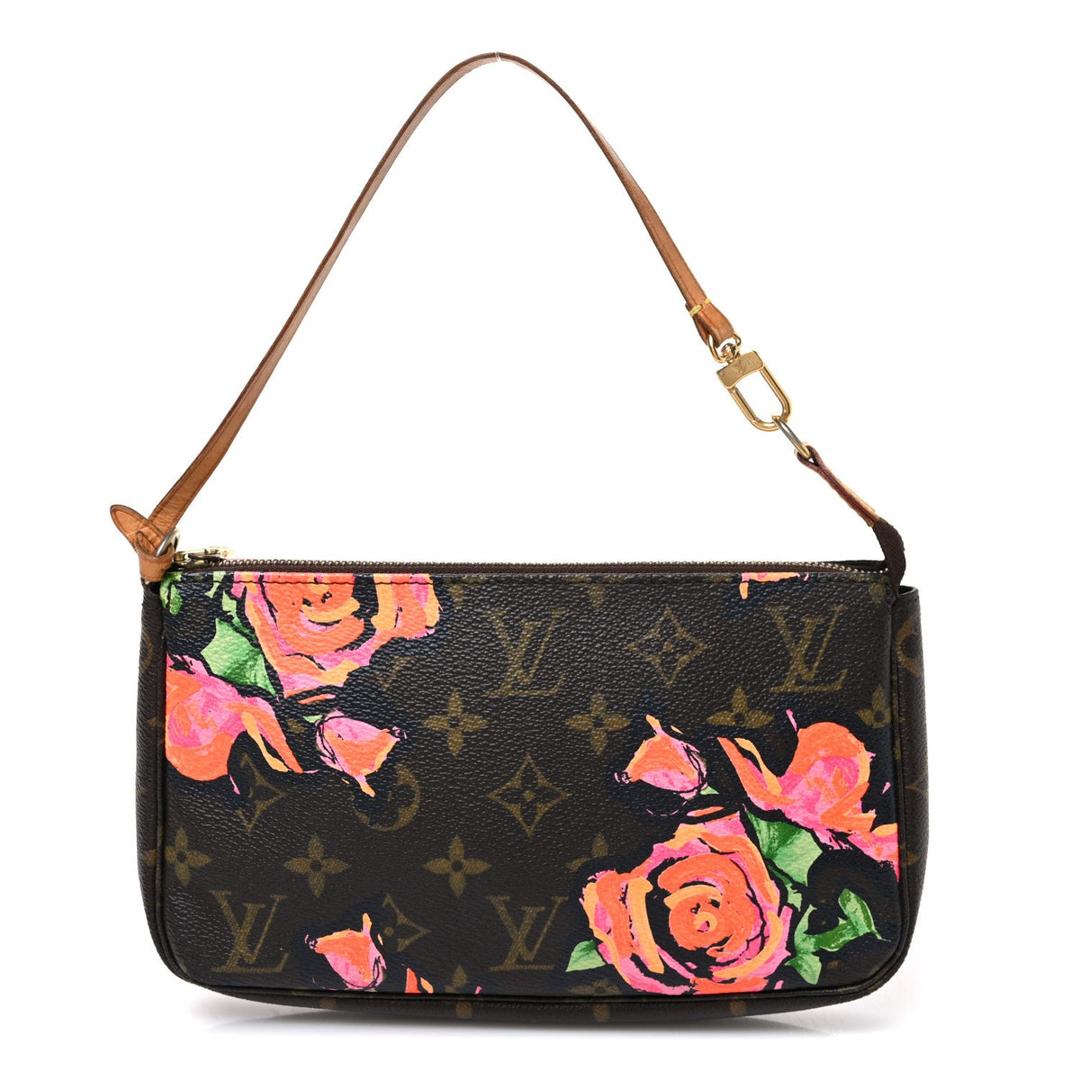 Monogram Roses Pochette Accessories Handbag
