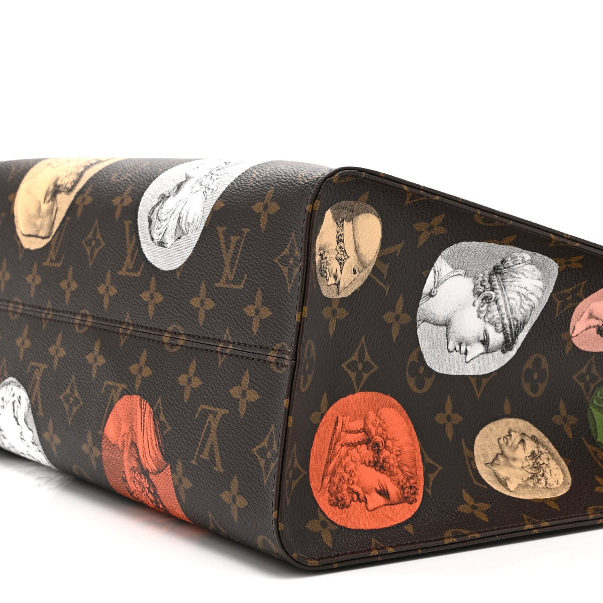 X Fornasetti Monogram Cameo Onthego Mm Handbag