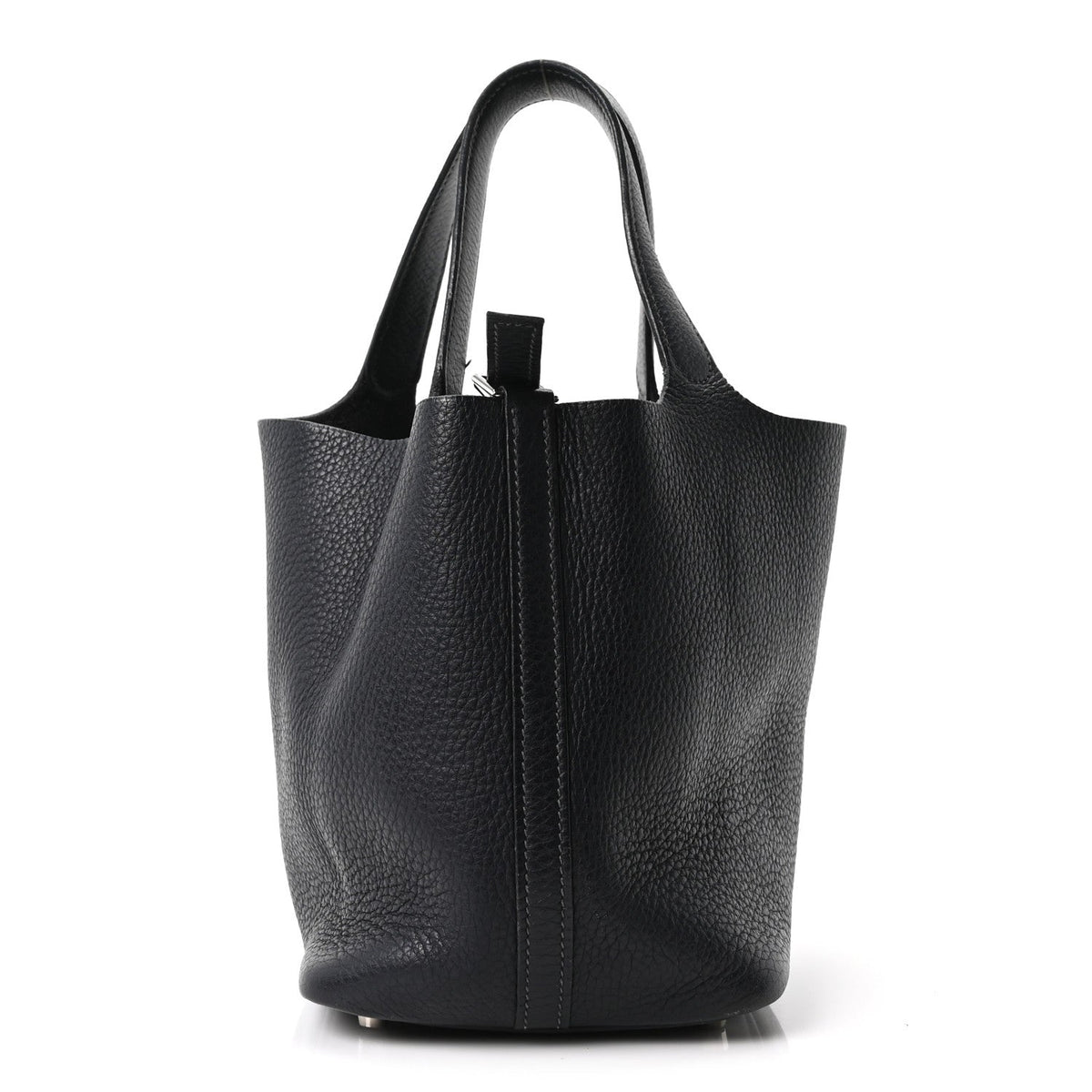 Taurillon Clemence Picotin Lock 18 Pm Bl Handbag