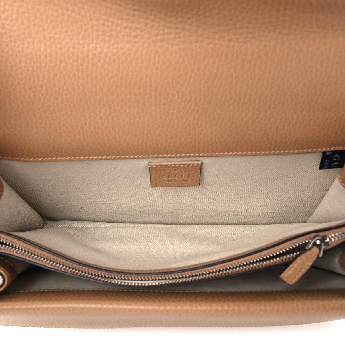 Small Calfskin Shoulder Bag - Natural