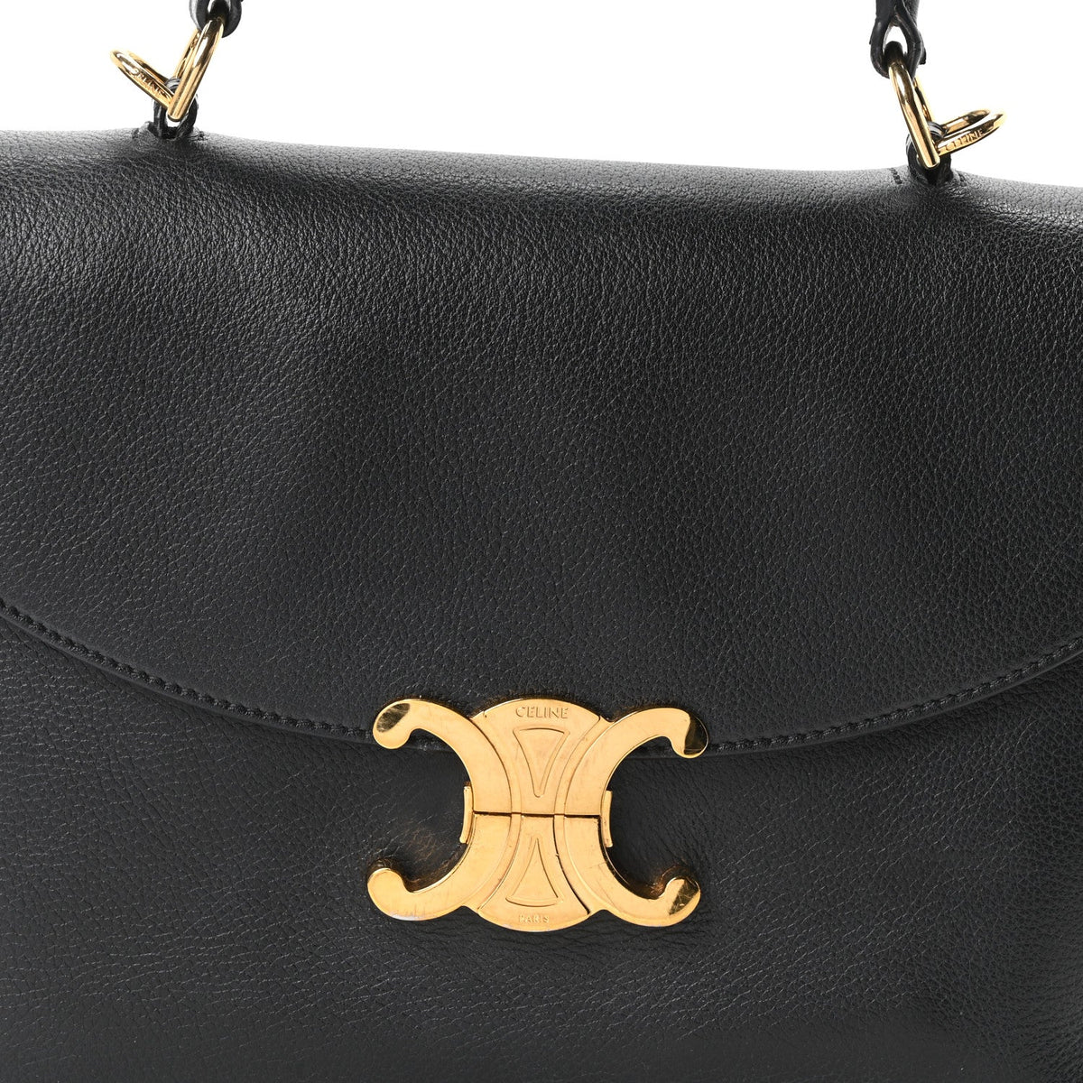 Medium Calfskin Handbag - Black