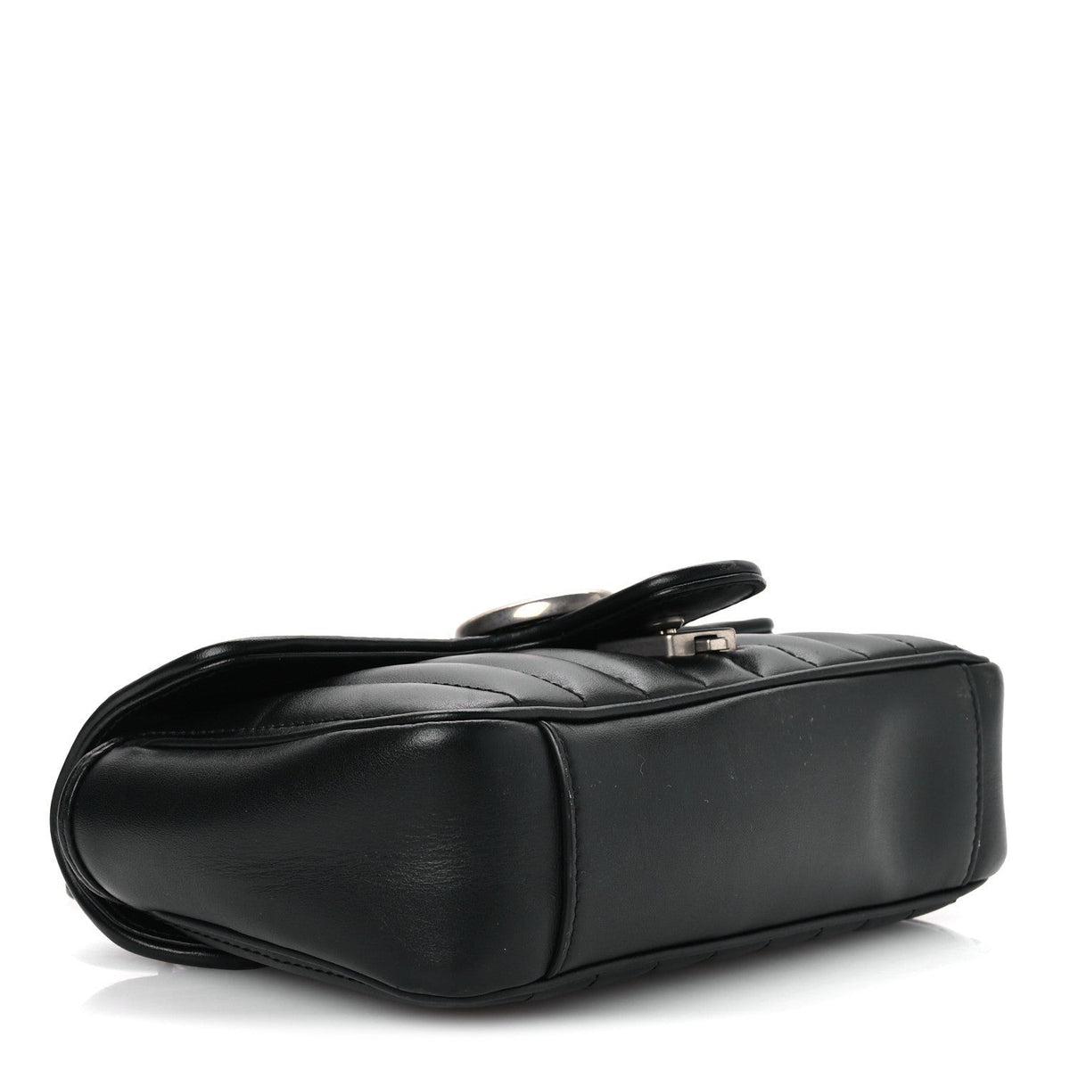 Mini Calfskin Shoulder Bag - Black