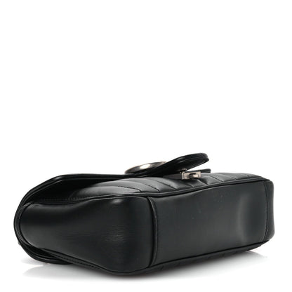 Mini Calfskin Shoulder Bag - Black