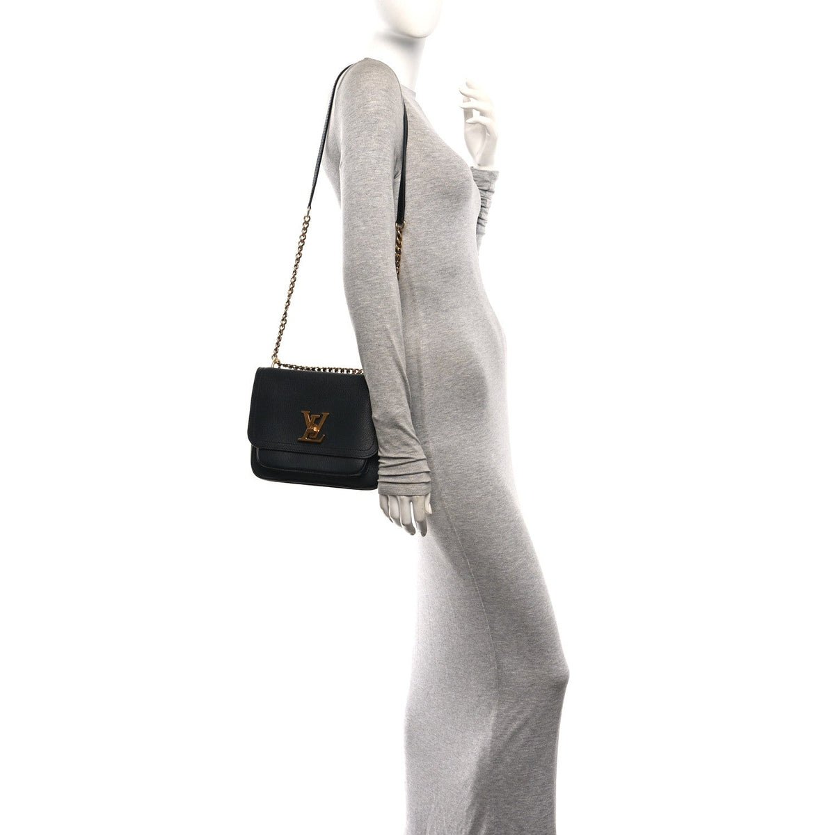 Calfskin Handbag - Black
