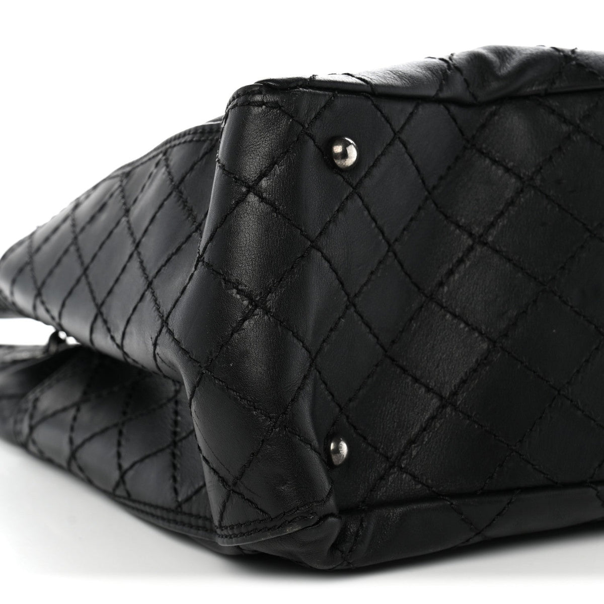 Calfskin Tote Bag - Black